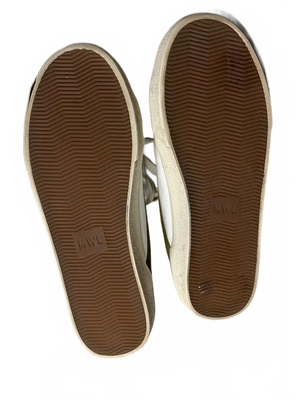 Madewell Sidewalk Low Top Leather Sneakers Leopard Calf Hair White Sz 9.5 / M 8 - Picture 8 of 11